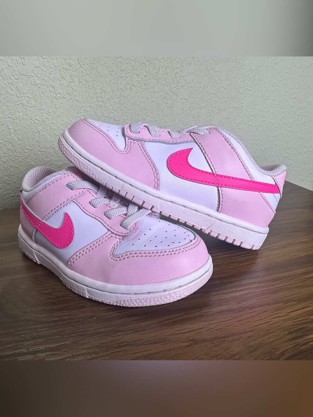 Nike Dunk Low Triple Pink Toddler 9C Pink Foam Hyper Pink DH9761-600
